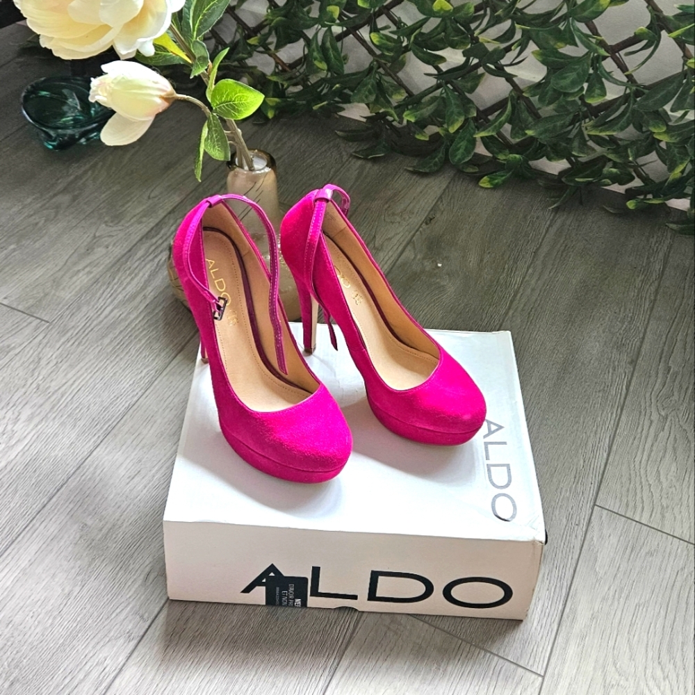 Hot pink Platform shoes